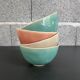 Set of 4 stoneware bowls