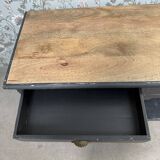Grande table de drapier patinée (rénovée)