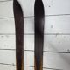 Pair of wooden skis from the 1940s
