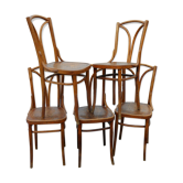 Set of 5 bistro chairs