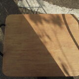 60s side table metal and wood