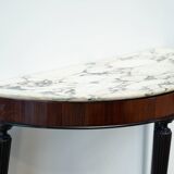 1950s Italian console with marble top