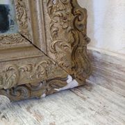 Napoleon III mirror with pediment - 125x75cm