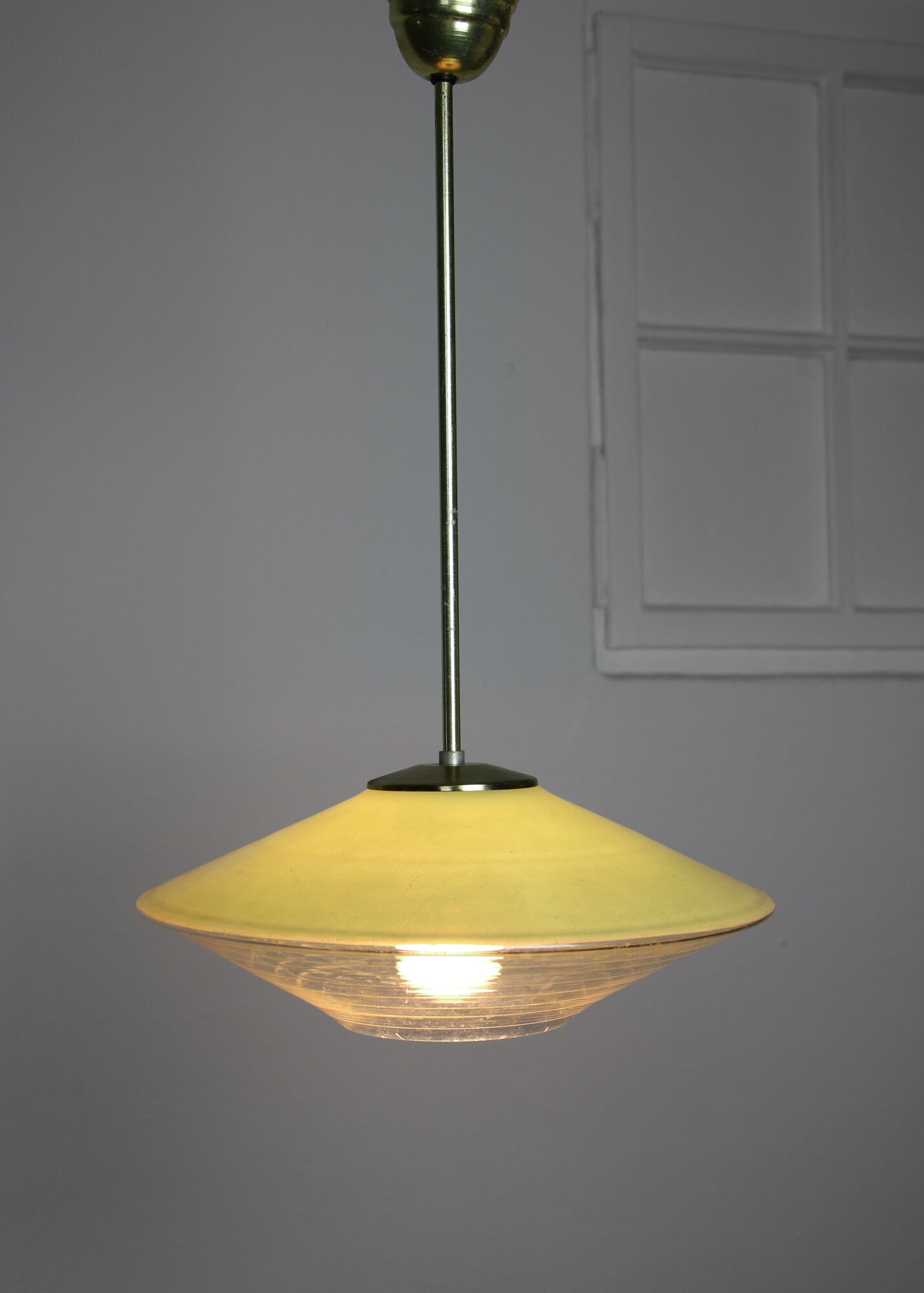 Mid-Century Space Green Pendant Lamp