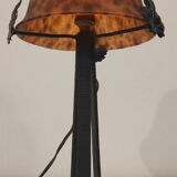 Lampe en fer forgé art déco 1930