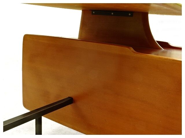Desk of the designer Jacques Hauville vintage years 1950