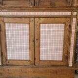 Vaisselier ancien 2 corps – Électrifié – Fronton Louis-Philippe – 250 cm