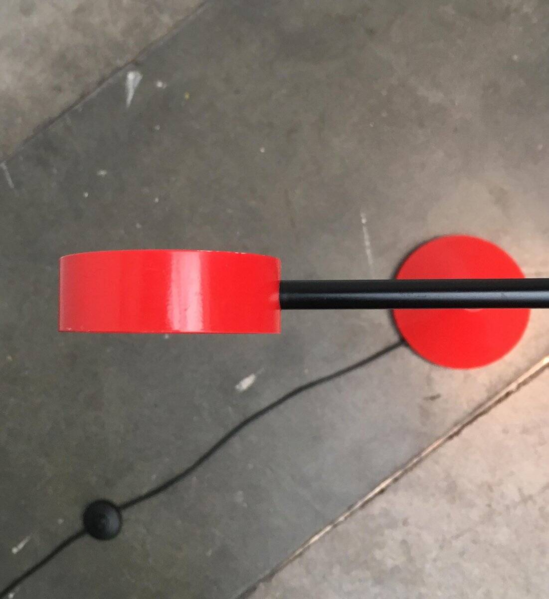 Vintage German postmodern floor lamp by Honsel.