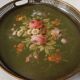 Oval tray in painted sheet metal Napoleon III