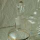 Enameled glass carafes bottles for perfume late 19th century