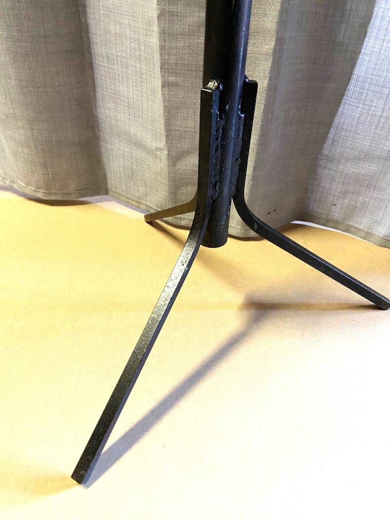 Antique Coat Rack Welded Forged Steel Folk Art Rustic Vintage Industrial