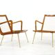 Armchairs by Hans Mitzlaff for Eugen Schmidt, Germany, 1950
