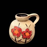 Scheurich vase 484-21 - West Germany - floral decoration