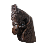Tête cheval bois