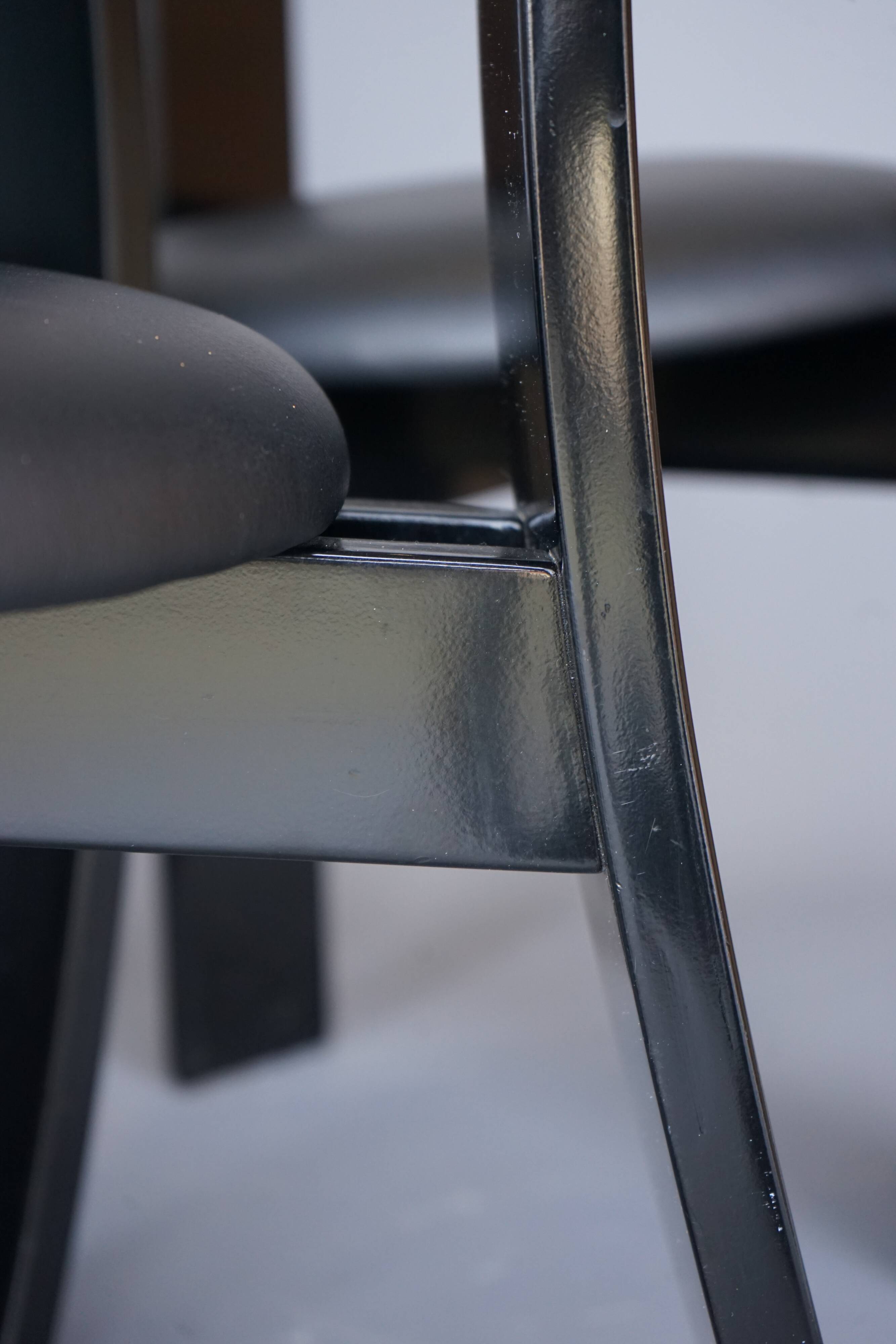 Chaises Golem Mid-Century par Vico Magistretti pour Poggi, 1970s, Set de 4