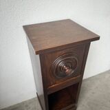 Dudouyt bedside table, oak, 1940.