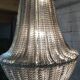 Lustre design cotte de maille 8 lampes