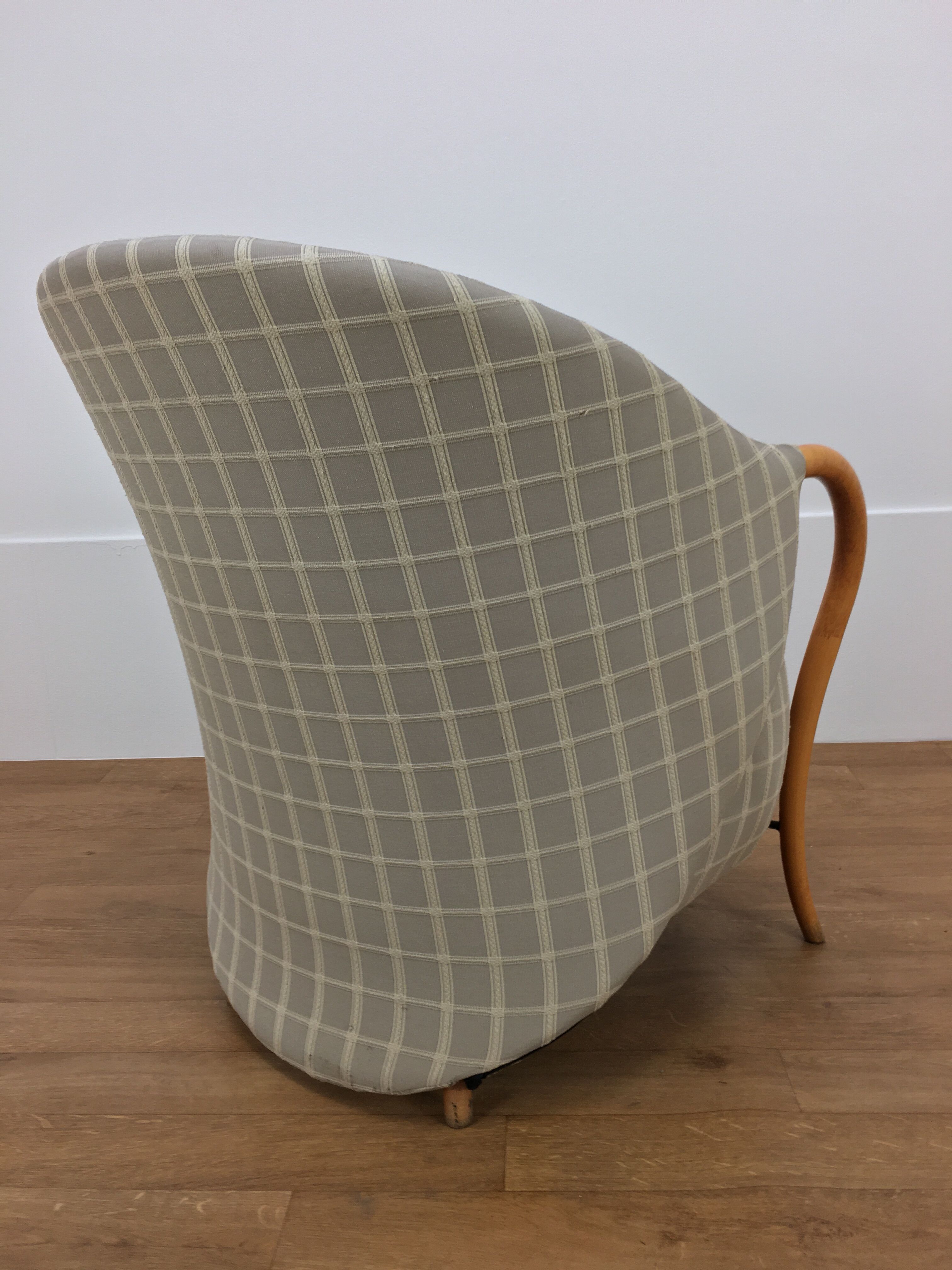 Pair of 80's Cinna design armchairs