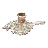 Brass cellar rat candle holder