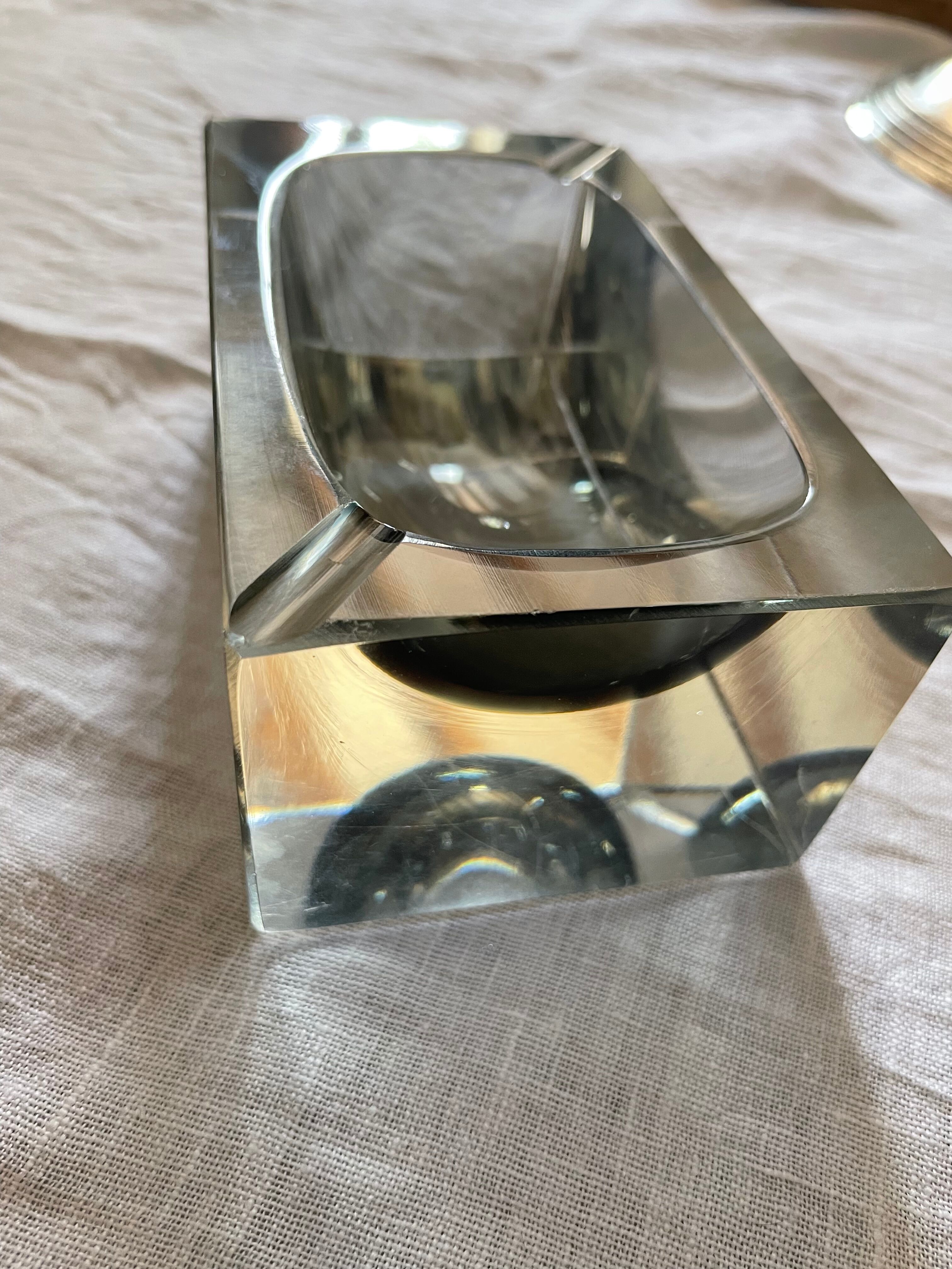 Old ashtray vintage murano glass