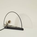 Postmodern glass and metal wall lamp / Memphis by Massive vintage Circa 1980