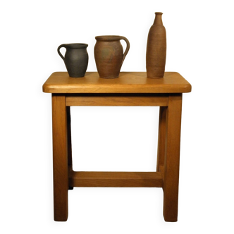 Low oak console