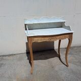 Toilet table, marble top