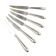 Set of fruit knives, silver-plated white metal, Germany, 1930s