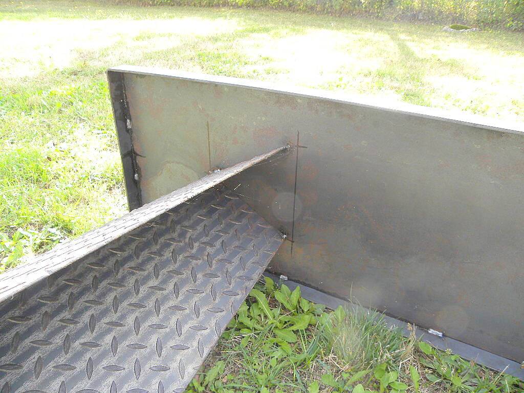 Pair of metal consoles