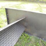 Pair of metal consoles