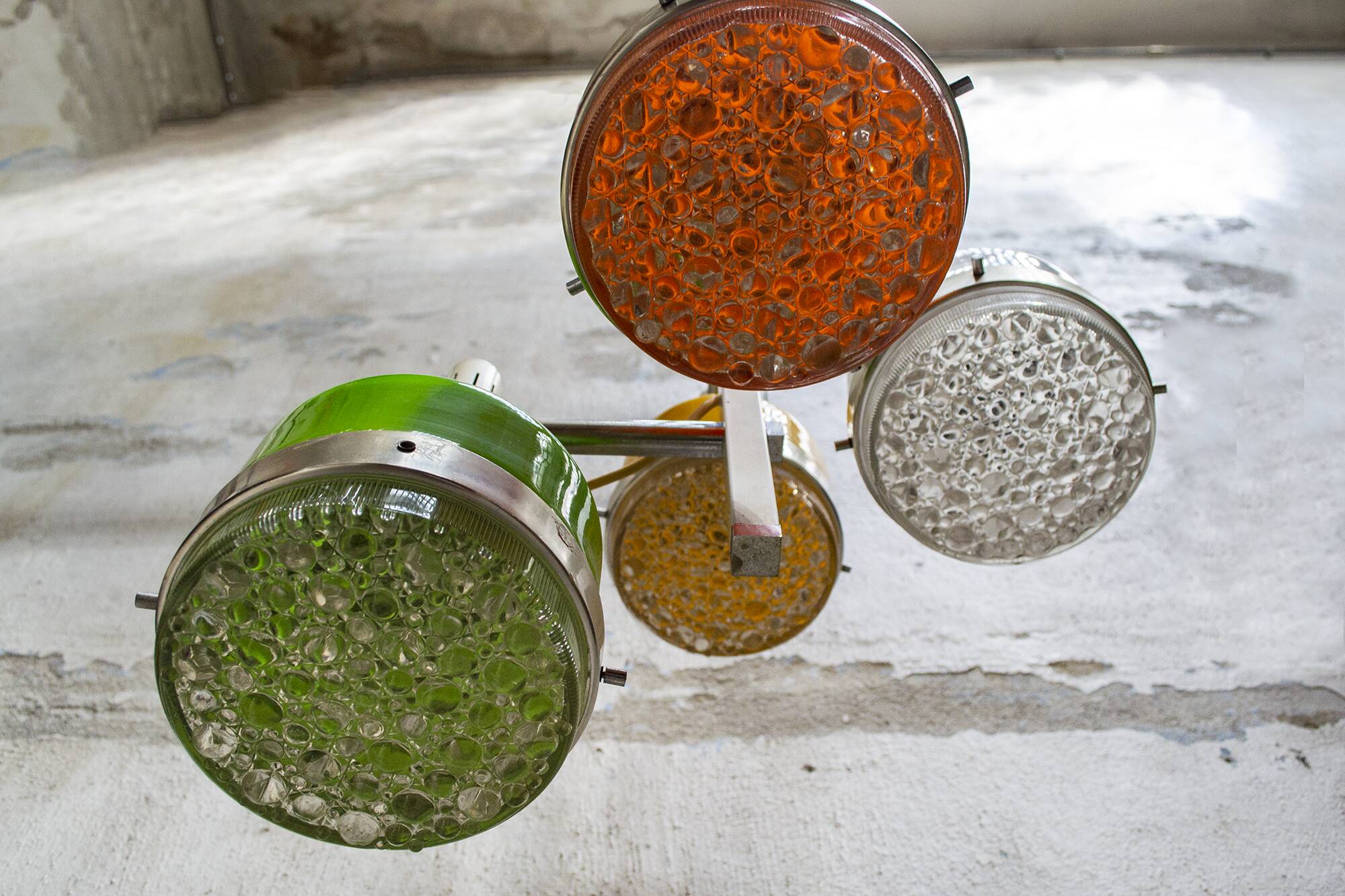 Italian Ceiling Light from Stilnovo, 1960s