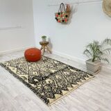 Handmade Moroccan Berber carpet 244 x 146 CM