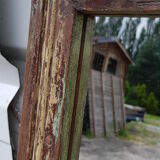 Old Burmese teak mirror