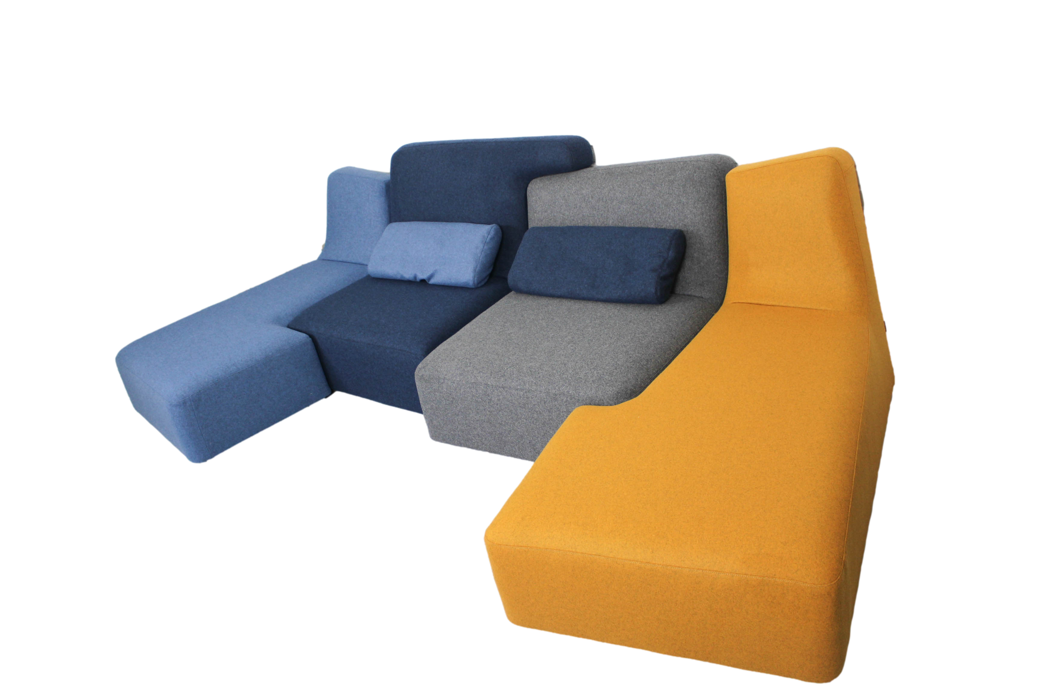 Ligne Roset Confluences by Philippe Nigro, Set of 4 elements