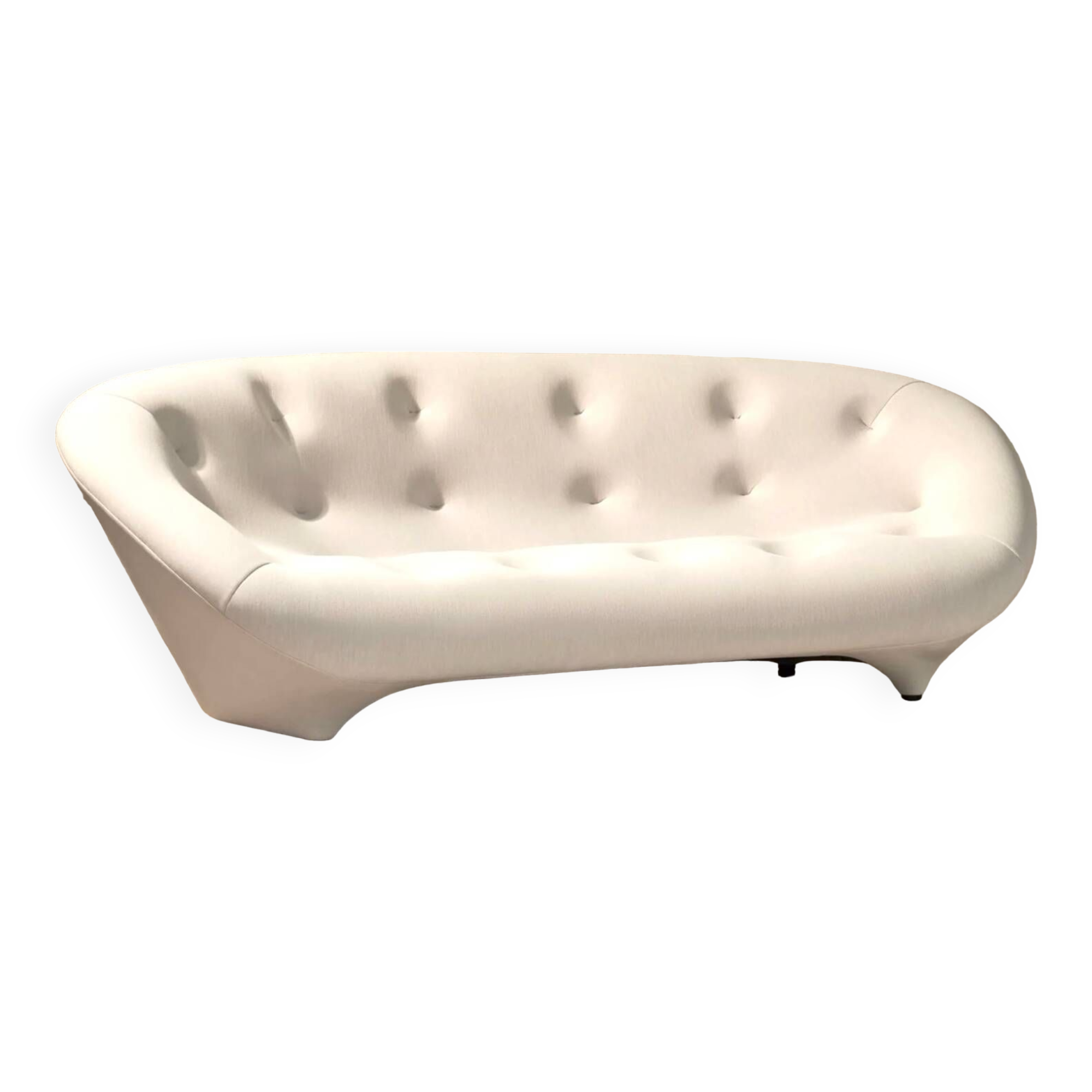 Ligne Roset white sofa Ploum model