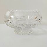 Trinket bowl in cut crystal