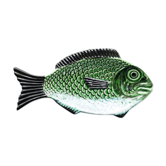 Majolica fish plate
