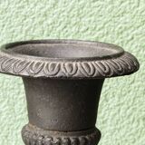 Pair of miniature Medicis vases in cast iron