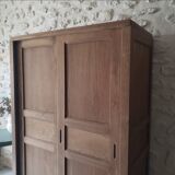 Vintage wardrobe with sliding doors