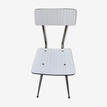 White formica chair