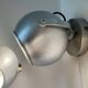 70s Brushed Aluminum Eyeball Wall Lights