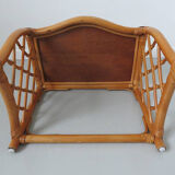 Table bedside or extra rattan Scandinavian 60 70 years
