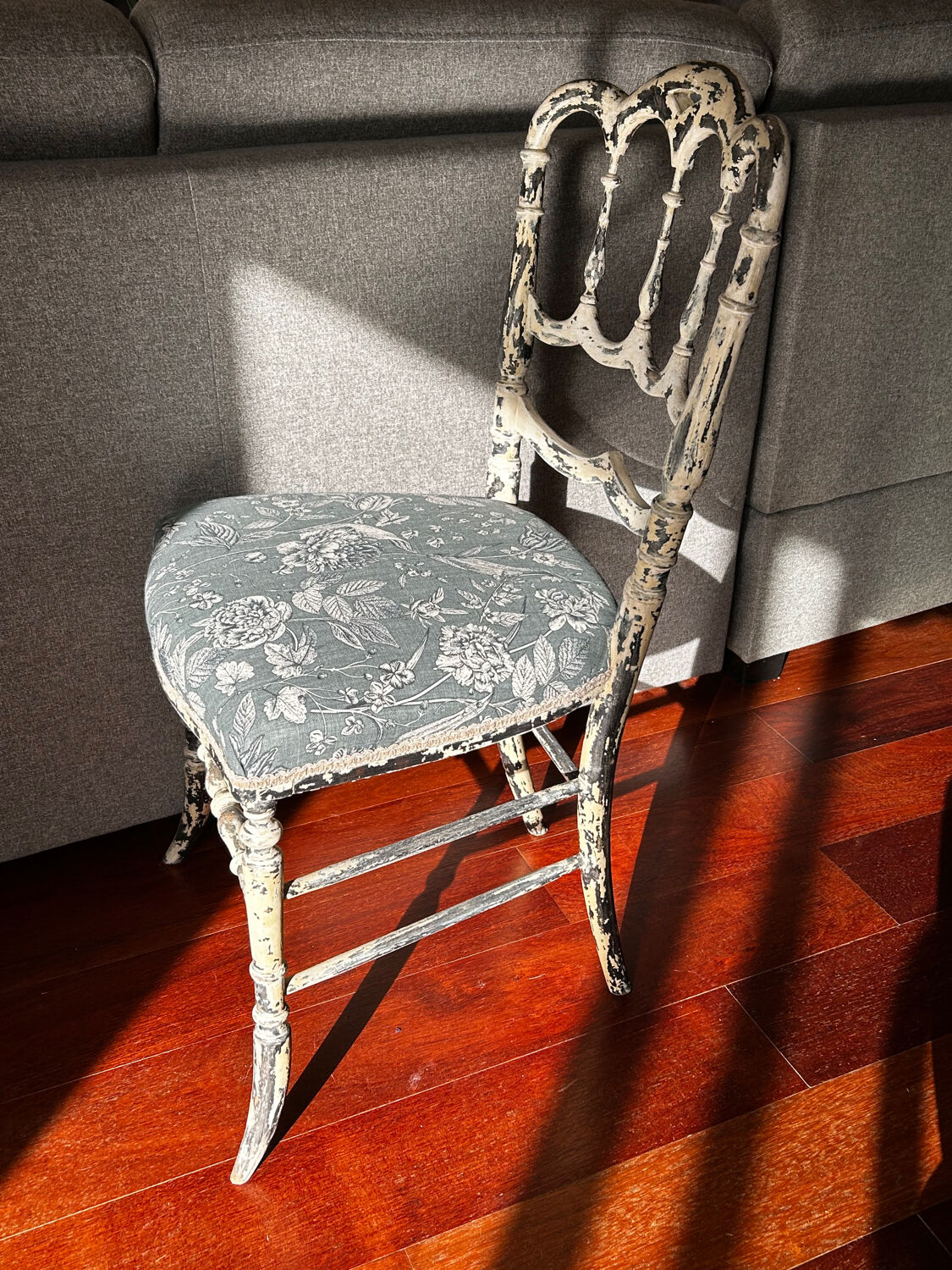 Two Napoleon III chairs, completely restored