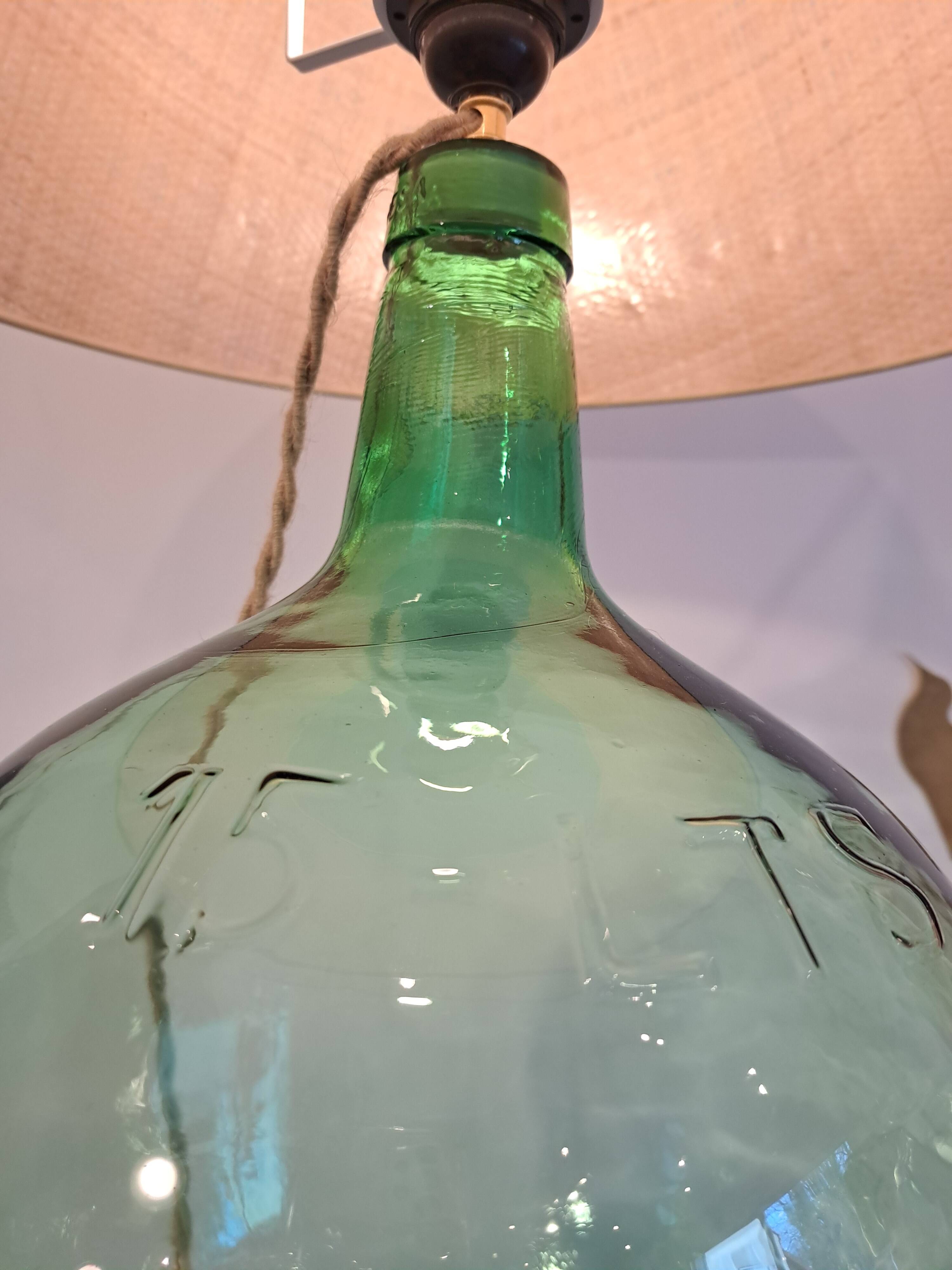 Lampe dame Jeanne vintage
