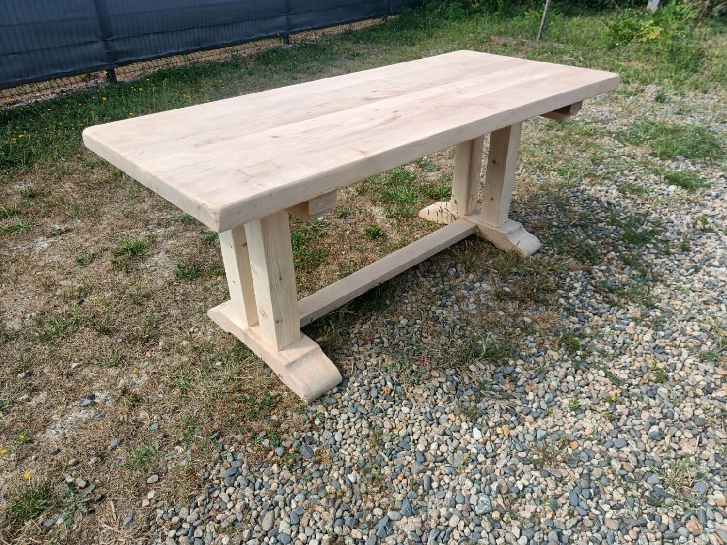 Monastery-style dining table