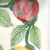 Set of Six Vintage Square Hand-Crafted Earthenware Plates by De Simone, Italy