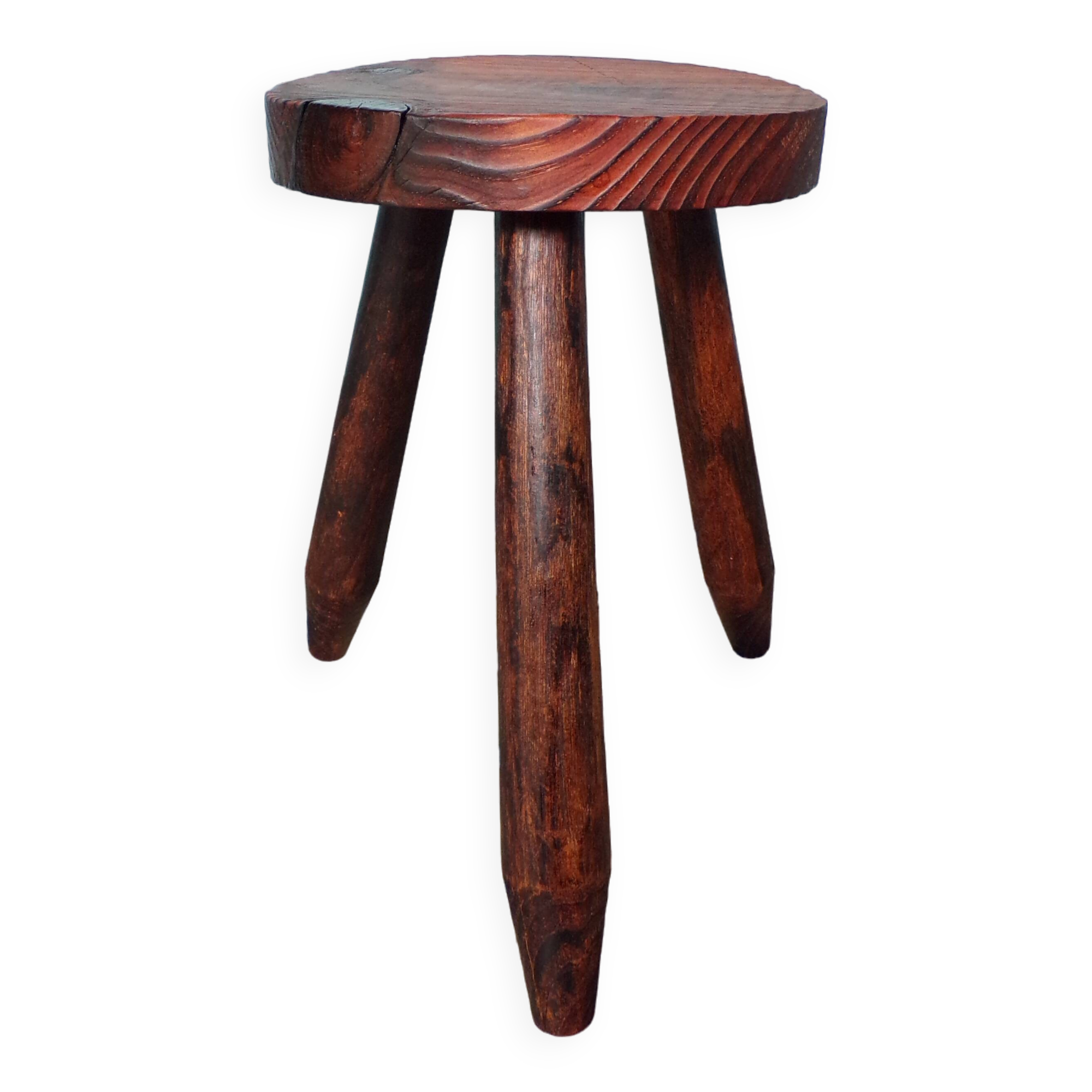 Antique milking stool