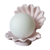 Opaline shell lamp