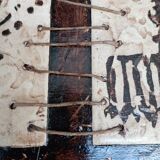 Tableau toile technique particulière et original d'un artiste marocain waddi Jaddioui