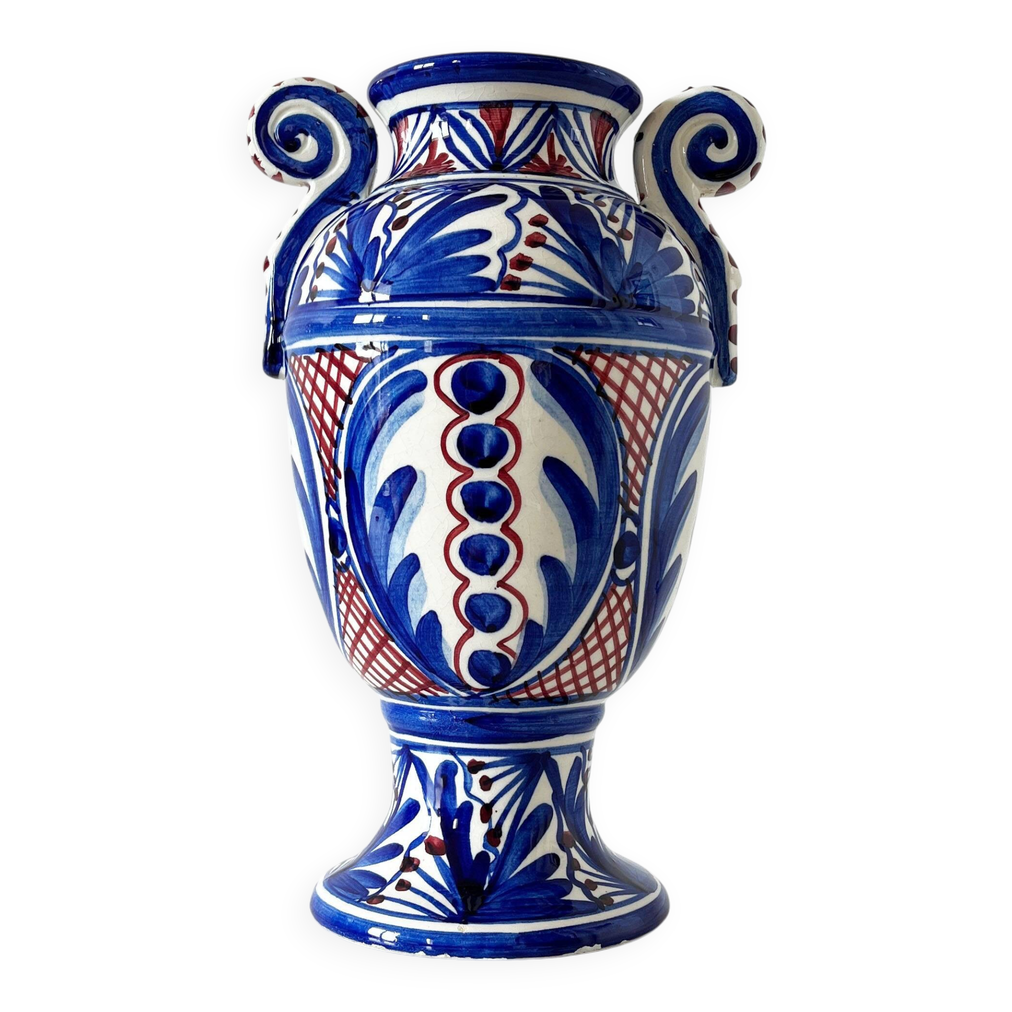 Large ceramic amphora vase Spain 1960